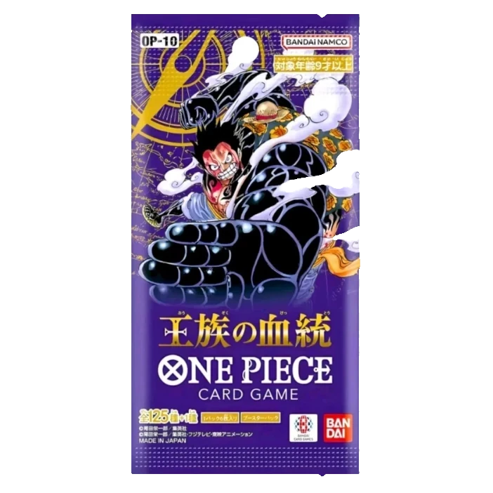 One piece op10 bustina giapponese Royal Blood da 6 carte