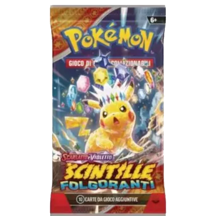 bustina pokemon scintille folgoranti ita sigillata