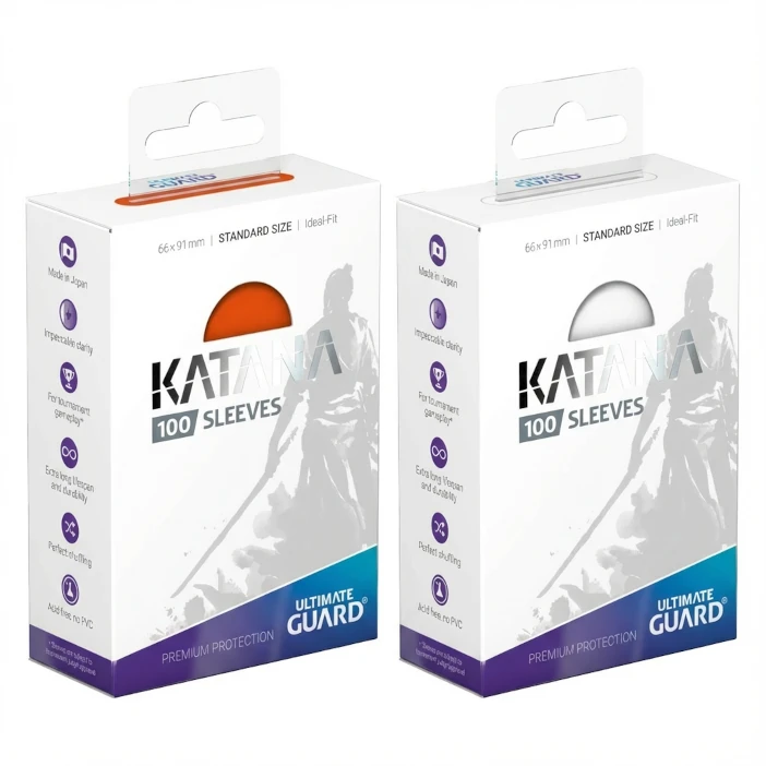 Sleeves Katana Ultimate Guard standard size 100 – confezione fronte