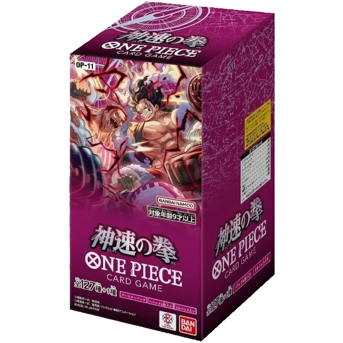 One Piece OP11 booster box giapponese in confezione originale