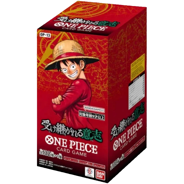 One Piece OP13 booster box giapponese display 24 bustine