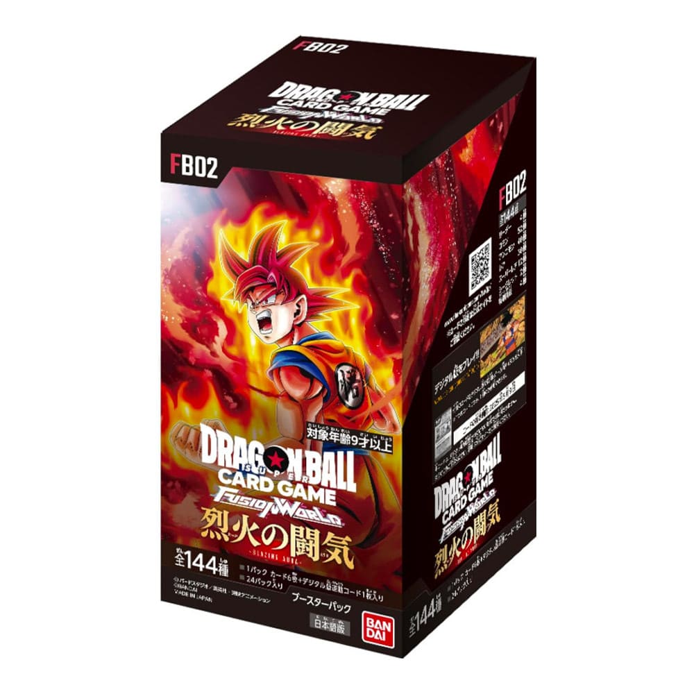 Dragon Ball Fusion World FB02 booster box giapponese