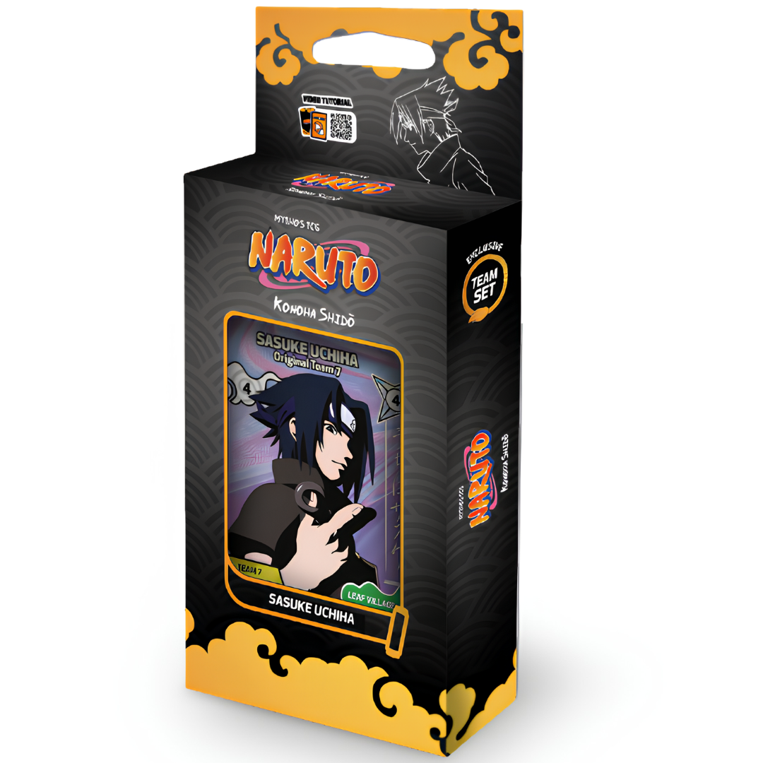 Naruto Mythos Team Set Sasuke Uchiha 2nd Edition ENG sigillato Sharingan