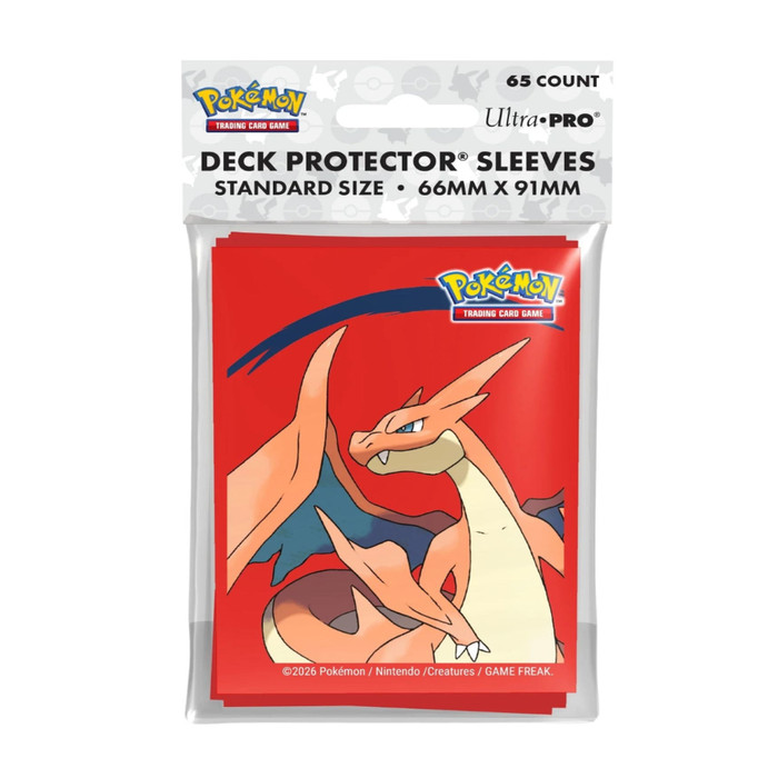 Bustine Protettive Mega Charizard Y Ufficiali 65 Sleeves