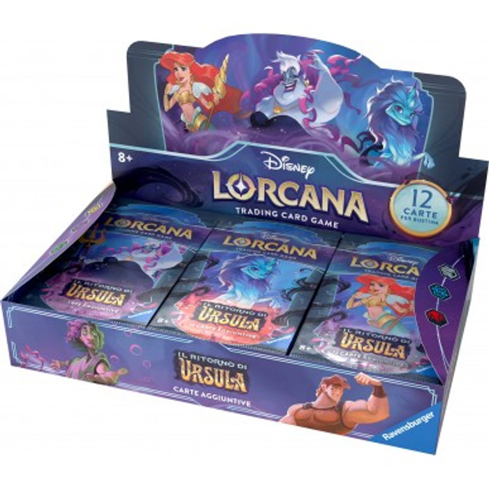 BOX DISNEY LORCANA - IL RITORNO DI URSULA (24 BUSTE) - ITA