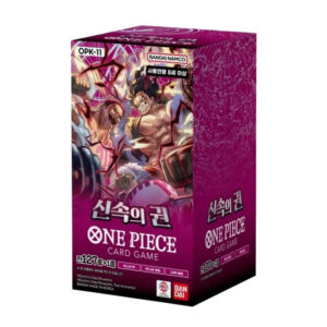 One Piece Card Game OPK-11 – A Fist of Divine Speed Booster Box Coreano