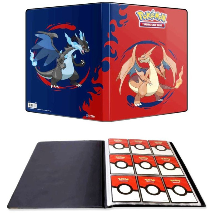Portfolio Charizard 9 Tasche 180 Carte Ultra Pro Ufficiale