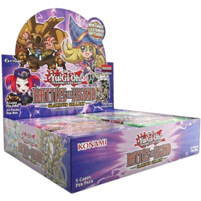 Yu-Gi-Oh! Battles of Legend: Glorious Gallery — Display 24 Packs 1st Edition ENG