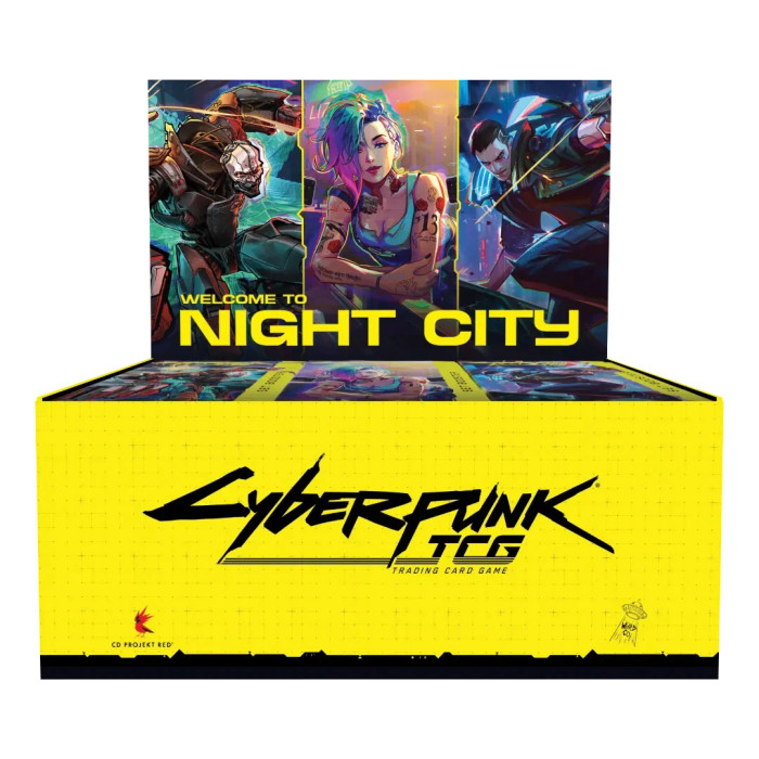 Cyberpunk TCG Welcome to Night City booster box inglese 24 bustine CD PROJEKT RED